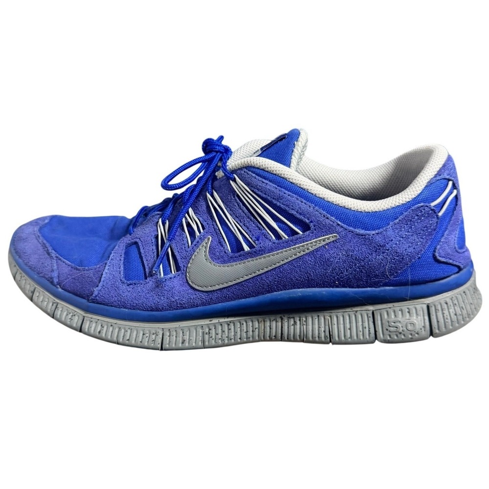 Nike NSW‎ Free 5.0 EXT Sneaker Men 12 Hyper Blue Speckled Gray Athletic Sport